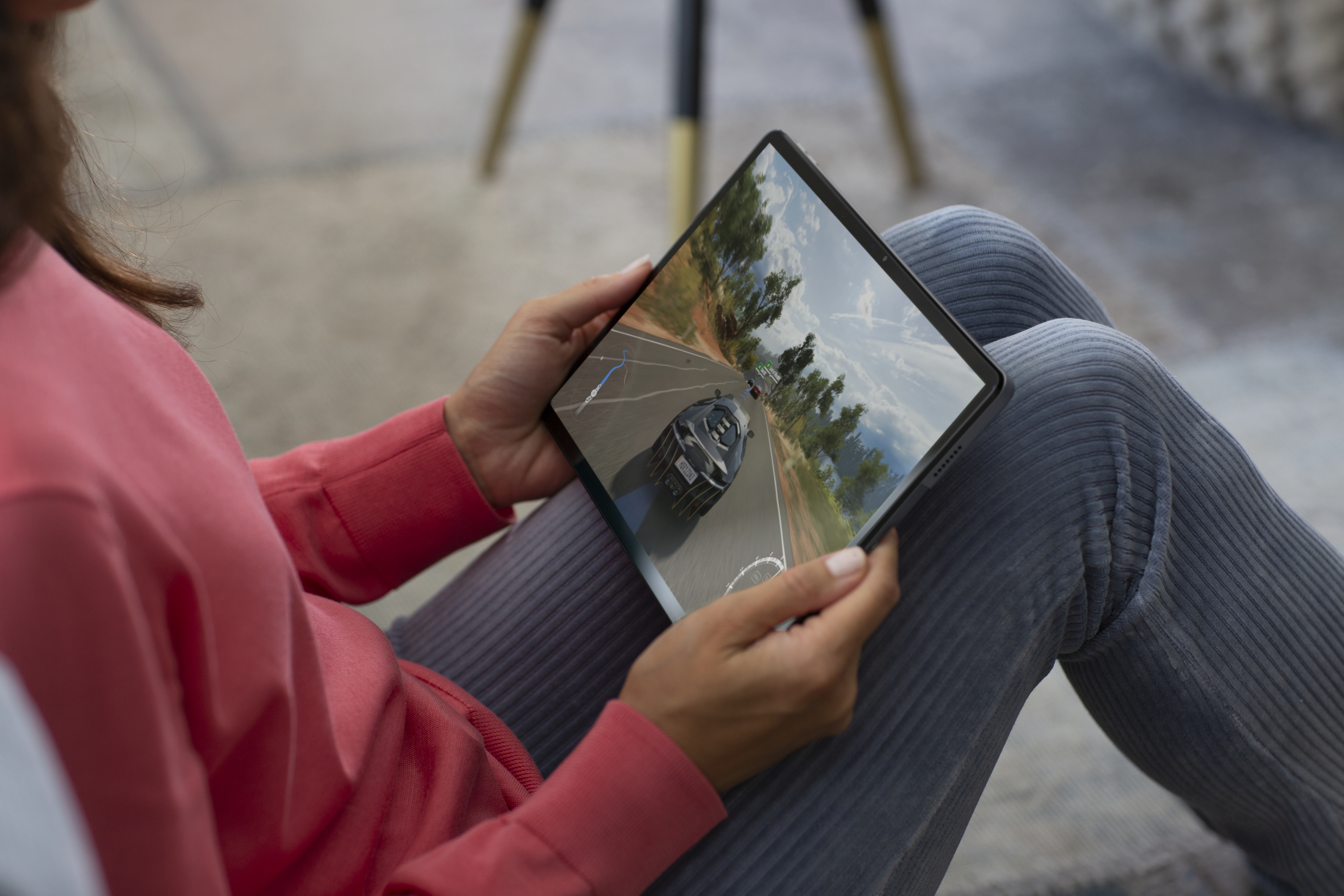 LENOVO Tab P11, Premium Tablet, 128 GB, 11 Zoll, Schiefergrau Dual-Tone