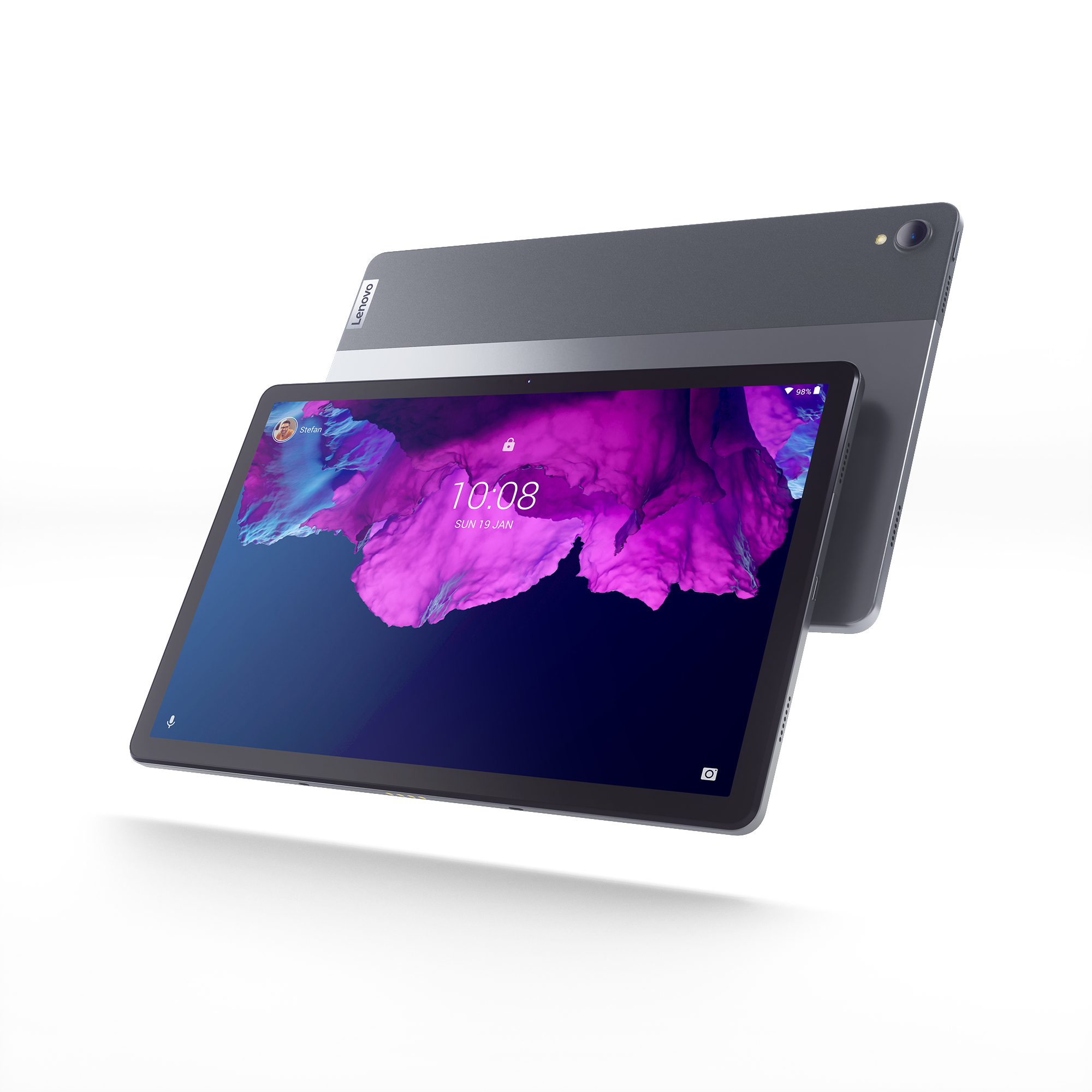 LENOVO Tab P11, Premium Tablet, 128 GB, 11 Zoll, Schiefergrau Dual-Tone