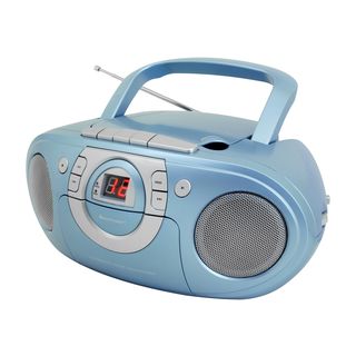 SOUNDMASTER SCD5100BL - Radio-Kassettenspieler mit CD-Spieler (FM, Blau)