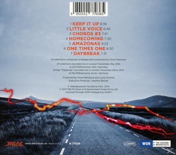 Rückseite einer CD mit Titelliste und Informationen zur Aufnahme.
