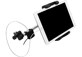 MACALLY HRMOUNTPRO4UAC - Porta tablet (Nero/Argento)