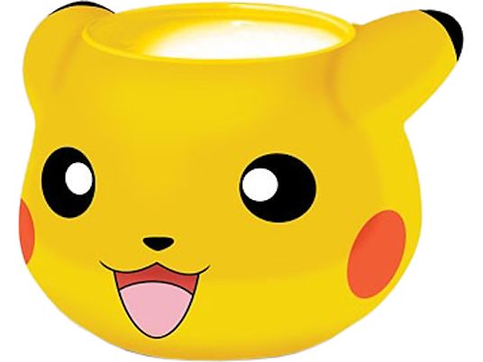 STOR Pokémon - Pikachu 3D - Tasse (Gelb/Schwarz/Rot)
