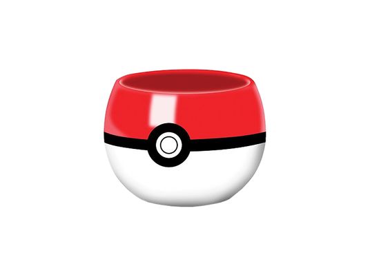 STOR Pokémon - Pokéball 3D - Tasse (Rot/Weiss/Schwarz)