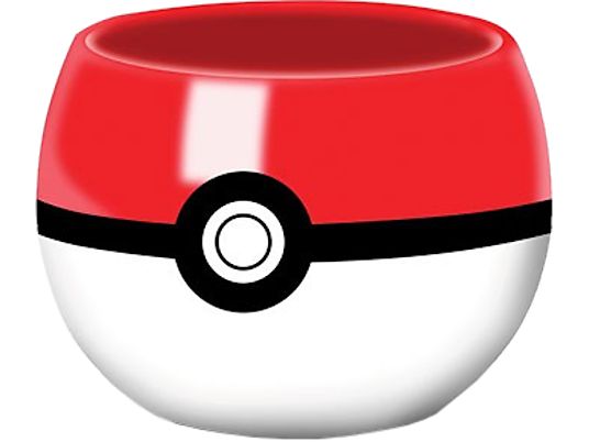 STOR Pokémon - Pokéball 3D - Tasse (Rot/Weiss/Schwarz)