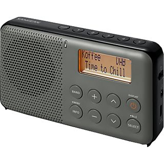 SANGEAN DPR-64 - Digitalradio (DAB+, FM, DAB, Schwarz/Grau)