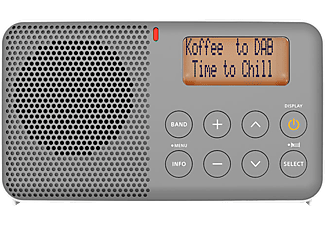 SANGEAN DPR-64 - Radio numérique (DAB+, FM, DAB, Blanc/Gris)