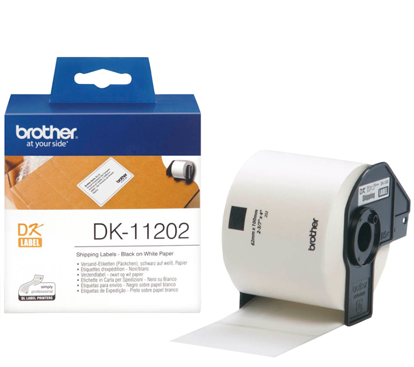 Brother Verzendlabels 100 X 62 Mm (300 Stuks) afbeelding