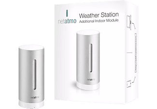 NETATMO netatmo Modulo aggiuntivo per NWS01-EU - Modulo interno per stazione meteo (Argento)