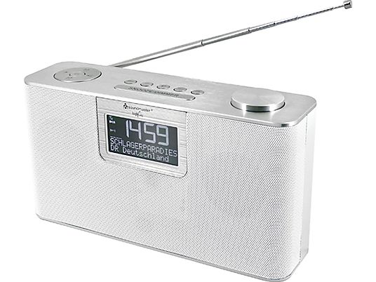 SOUNDMASTER DAB700WE - Radio numérique (DAB, DAB+, Blanc/Argent)