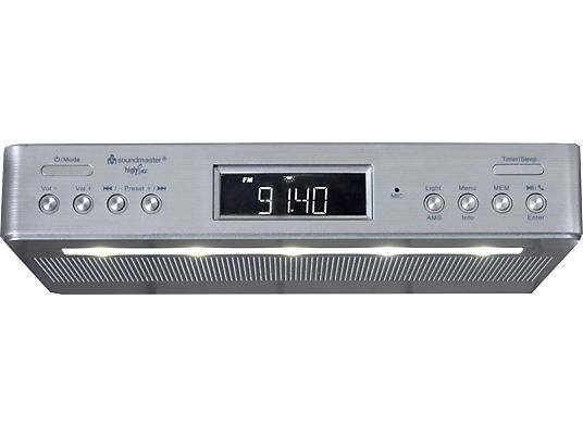 SOUNDMASTER UR2045SI - Küchenradio (DAB+, FM, Silber)