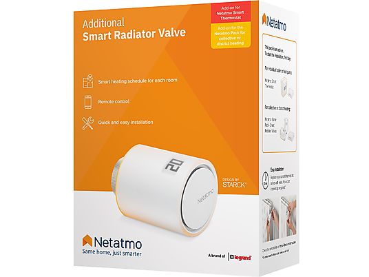 NETATMO NAV01-EN - Termostati per radiatori intelligenti (Bianco)