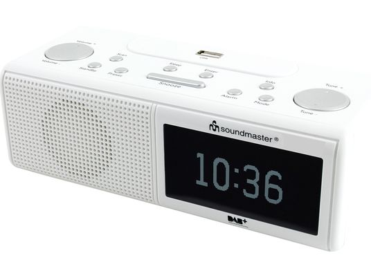 SOUNDMASTER UR8350WE - Radio digitale (DAB+, Bianco)