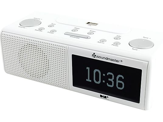 SOUNDMASTER UR8350WE - Radio numérique (DAB+, Blanc)