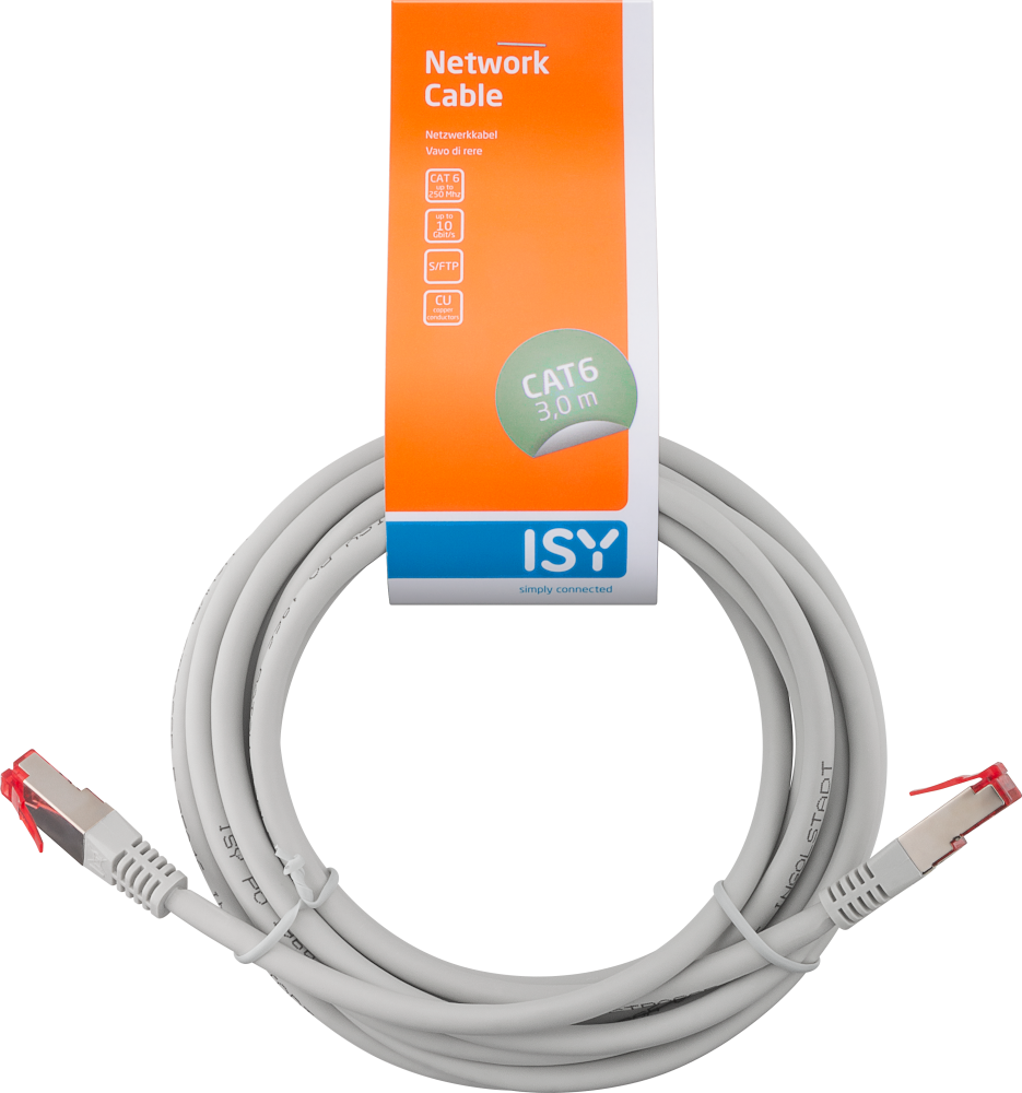 ISY Ethernet-kabel Cat-6 3 m (IPC-6030-1)