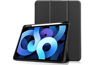 CELLECT iPad Air 4 2020 tablet tok tolltartóval, Fekete