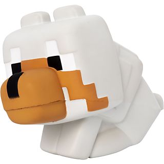 JUST TOYS Minecraft: Wolf - Mega SquishMe - Sammelfigur (Grau/Braun/Schwarz)