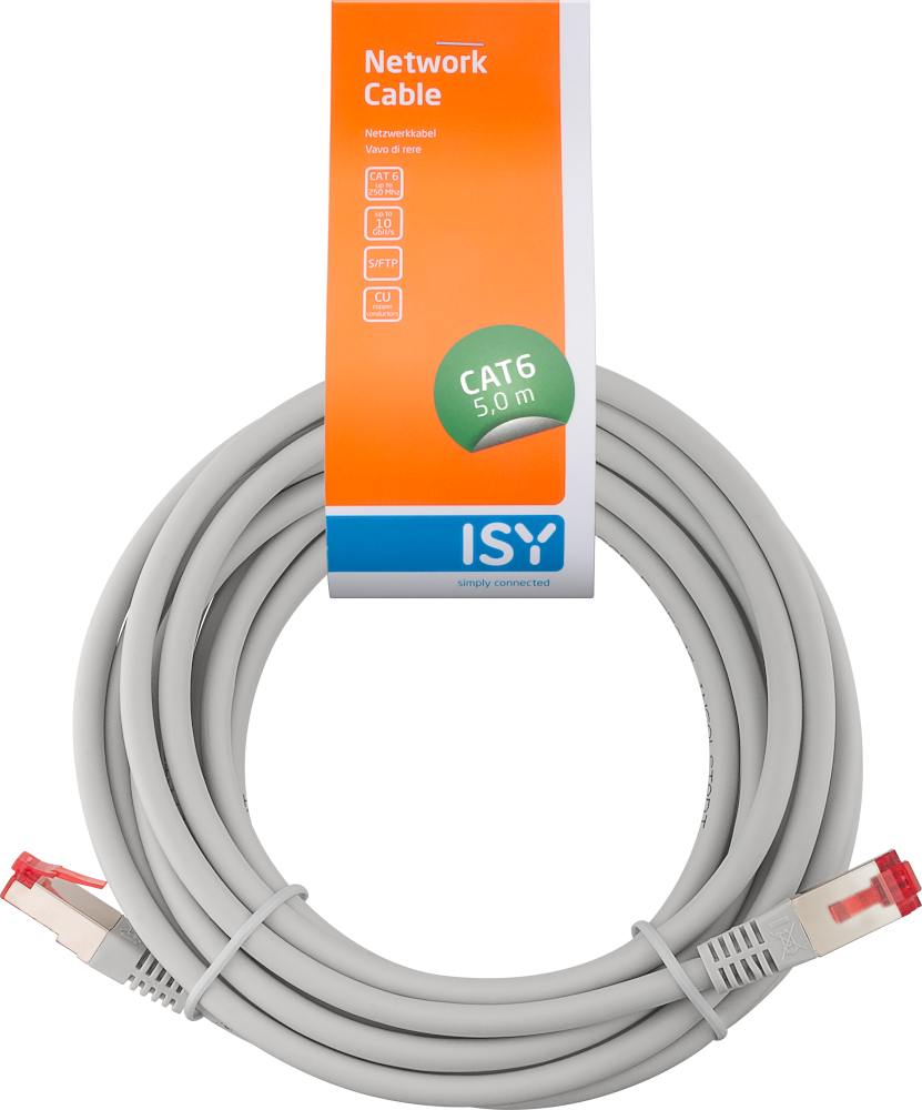ISY Ethernet-kabel Cat-6 5 m (IPC-6050-1)