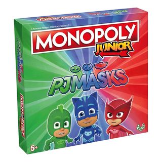 WINNING MOVES Monopoly Junior - Pyjamasques (Französisch) - Brettspiel (Mehrfarbig)