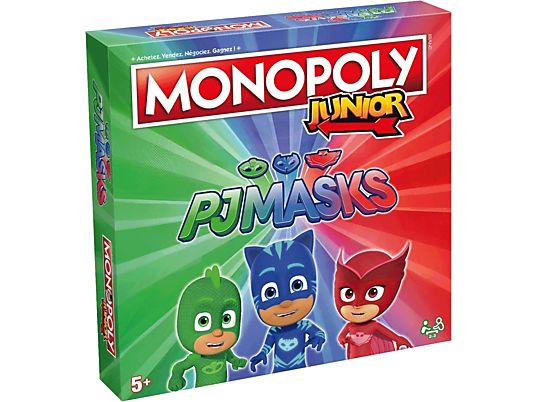 WINNING MOVES Monopoly Junior - Pyjamasques (francese) - Gioco da tavolo (Multicolore)