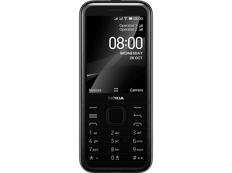 NOKIA 8000 4G 4 GB Dualsim Zwart kopen? MediaMarkt