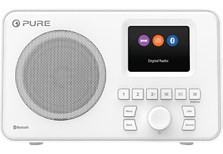 PURE Elan One DAB+ Radio, DAB, DAB+, FM, Bluetooth, Weiß