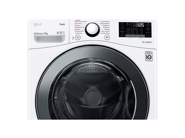 LG F11WM17TS2 Waschmaschine Frontlader 17 kg 1100 RPM Weiß