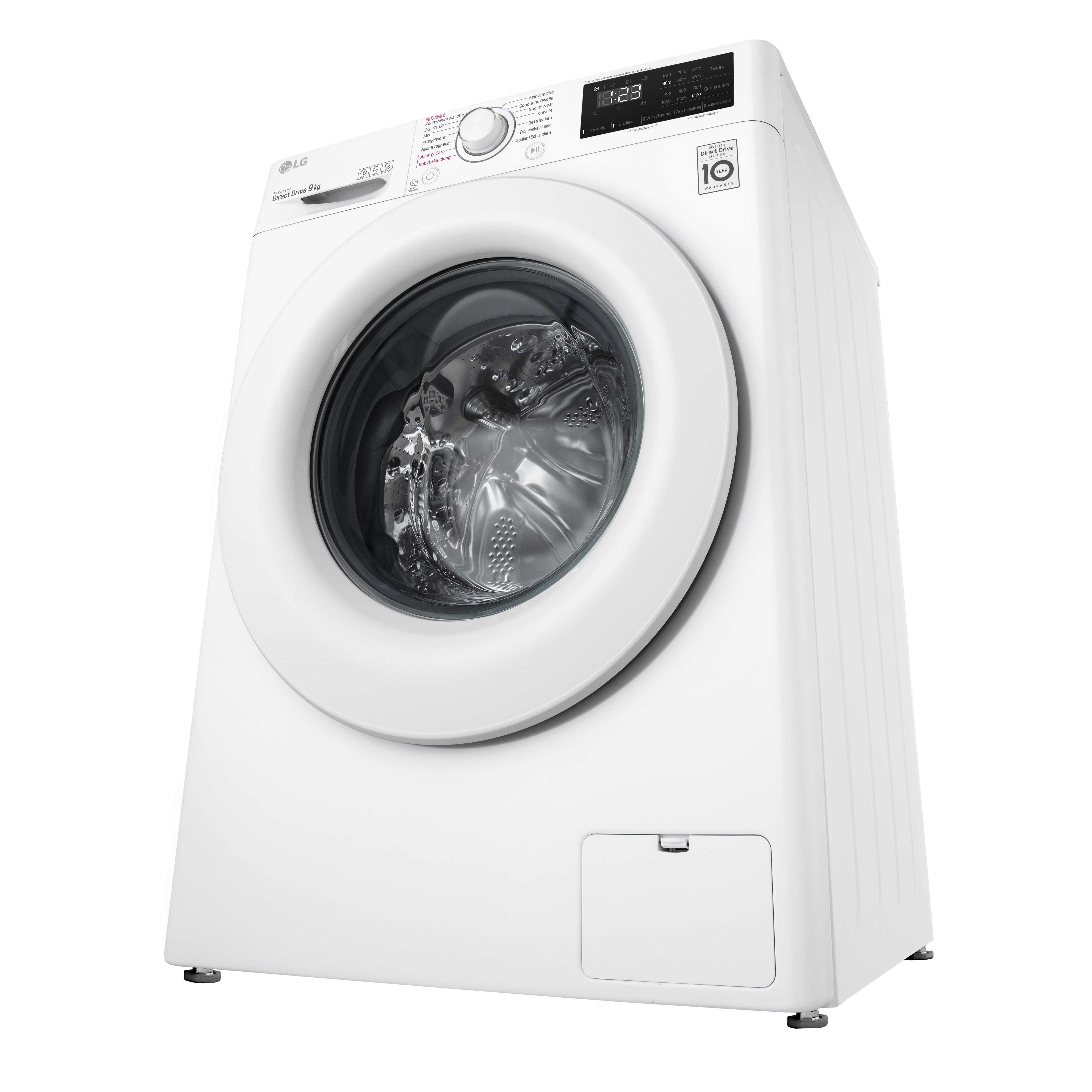 LG ELECTRONICS F4WV309S0 Waschmaschine Frontlader (9 kg, 1400 U/Min., B, Frontlader)