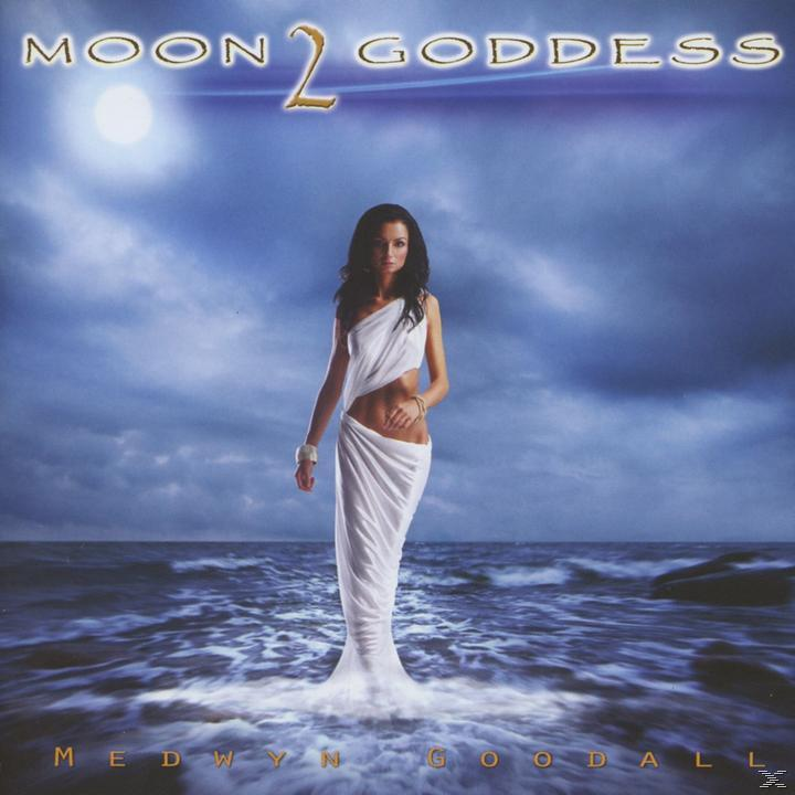 Album borító: Fehér ruhás nő vízben, a címe: Moon 2 Goddess.