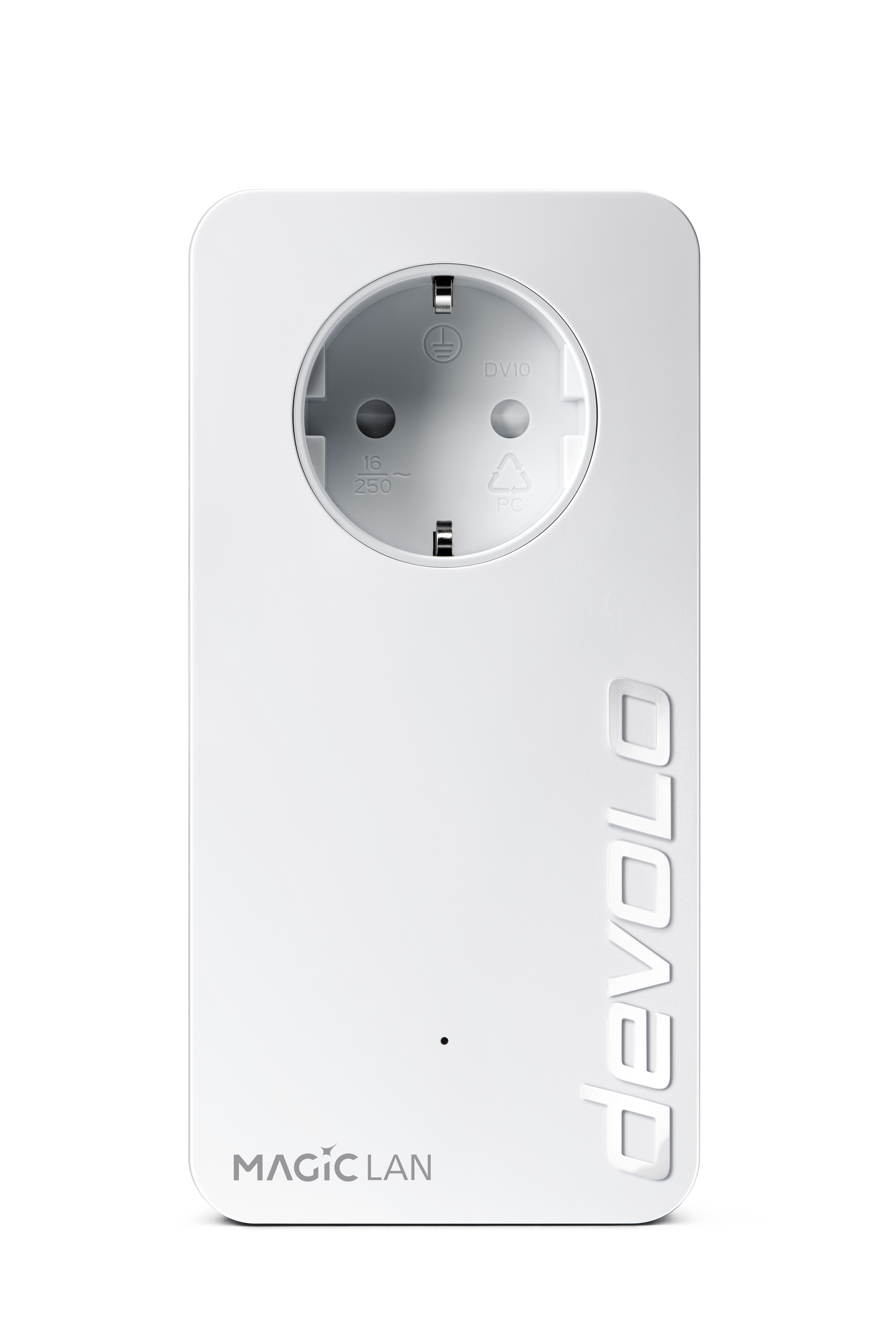 Kit Adaptador Powerline - Devolo Magic 2 LAN Triple, Starter Kit, Doble banda, 2400 Mbps, 2 Unidades, Blanco