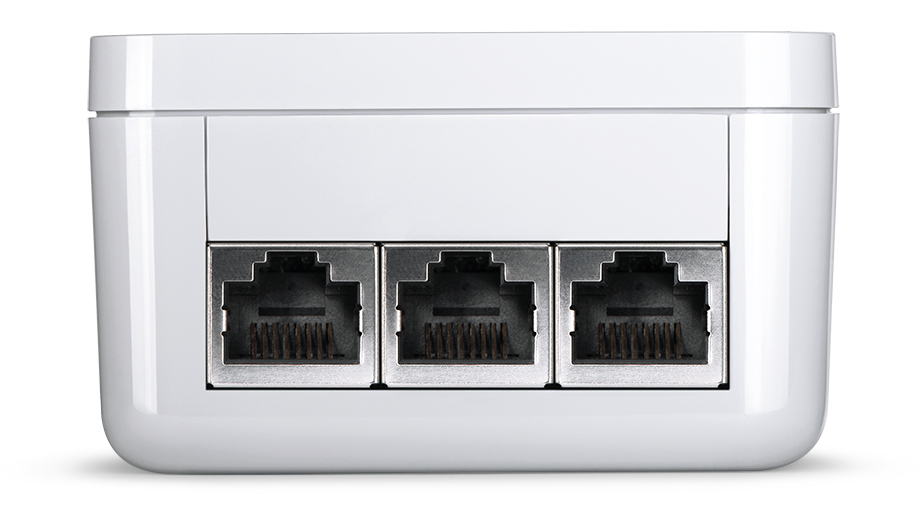 Kit Adaptador Powerline - Devolo Magic 2 LAN Triple, Starter Kit, Doble banda, 2400 Mbps, 2 Unidades, Blanco