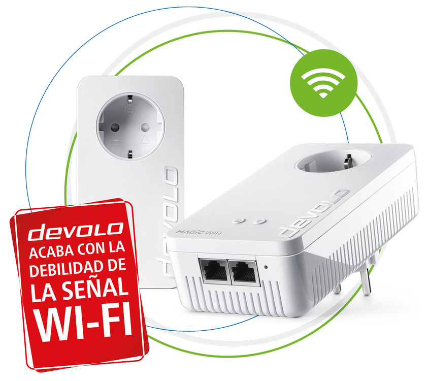 Adaptador Powerline Devolo magic 1 wifi 212 12000 kbps blanco kit 213 multiroom – 1200 ac set 3 adecuado para home office mbits 4 x conexiones fast ethernet lan malla g.hn 2