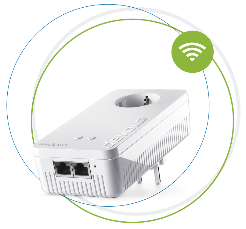 Adaptador PLC - Powerline Devolo Magic 1, Wi-Fi, Single