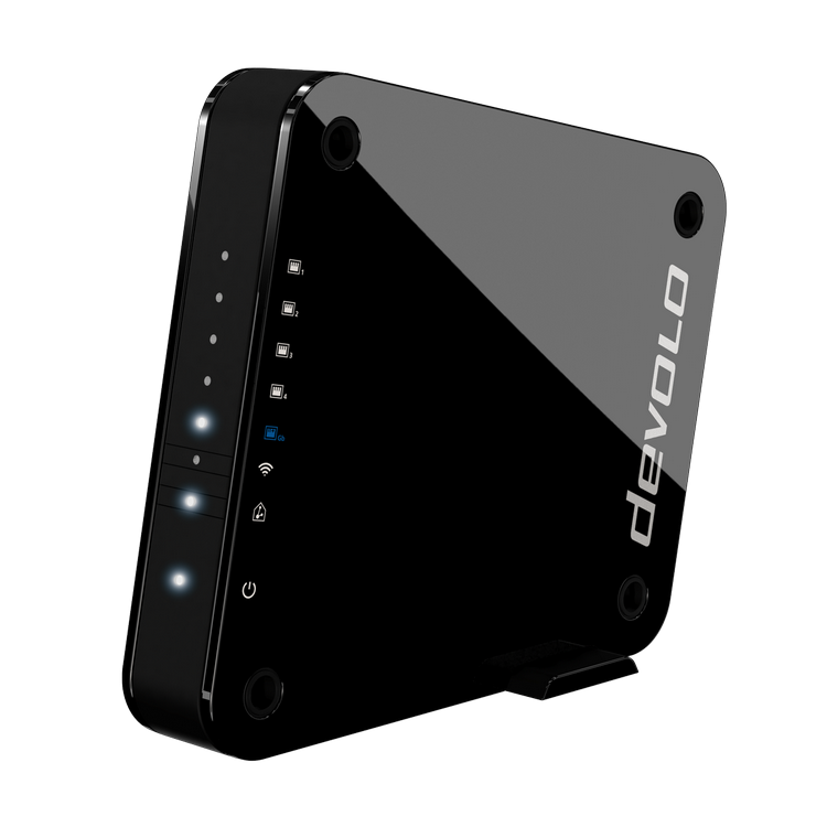 Punto de acceso - Devolo Access Point One, WLAN AC 1733 Mbit/s, 1 Puerto Gigabit, 4 Puertos Ethernet, Negro