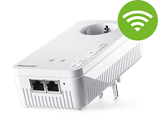 Repetidor Wifi - Devolo Repeater+ AC, Doble banda, 1200 Mbps, MIMO, Blanco