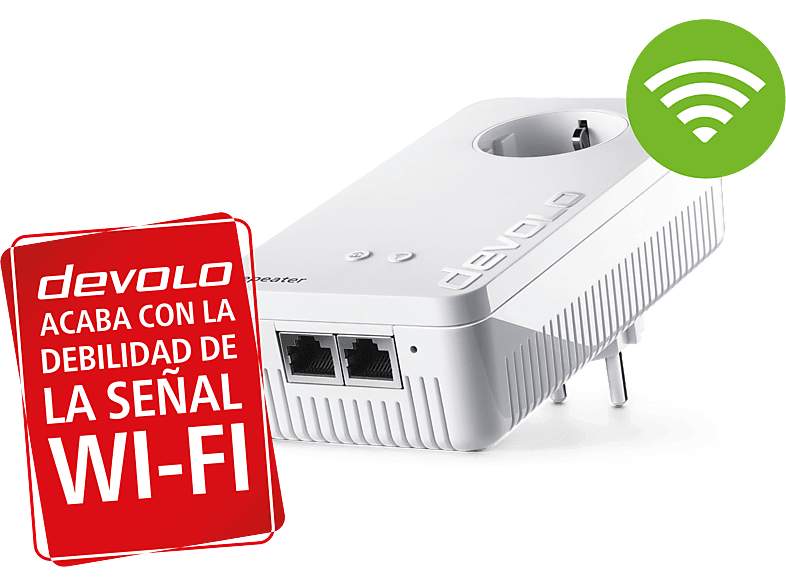 Amplificador Señal Wifi Repetidor WiFi Devolo 1200 Mbit/s, Doble