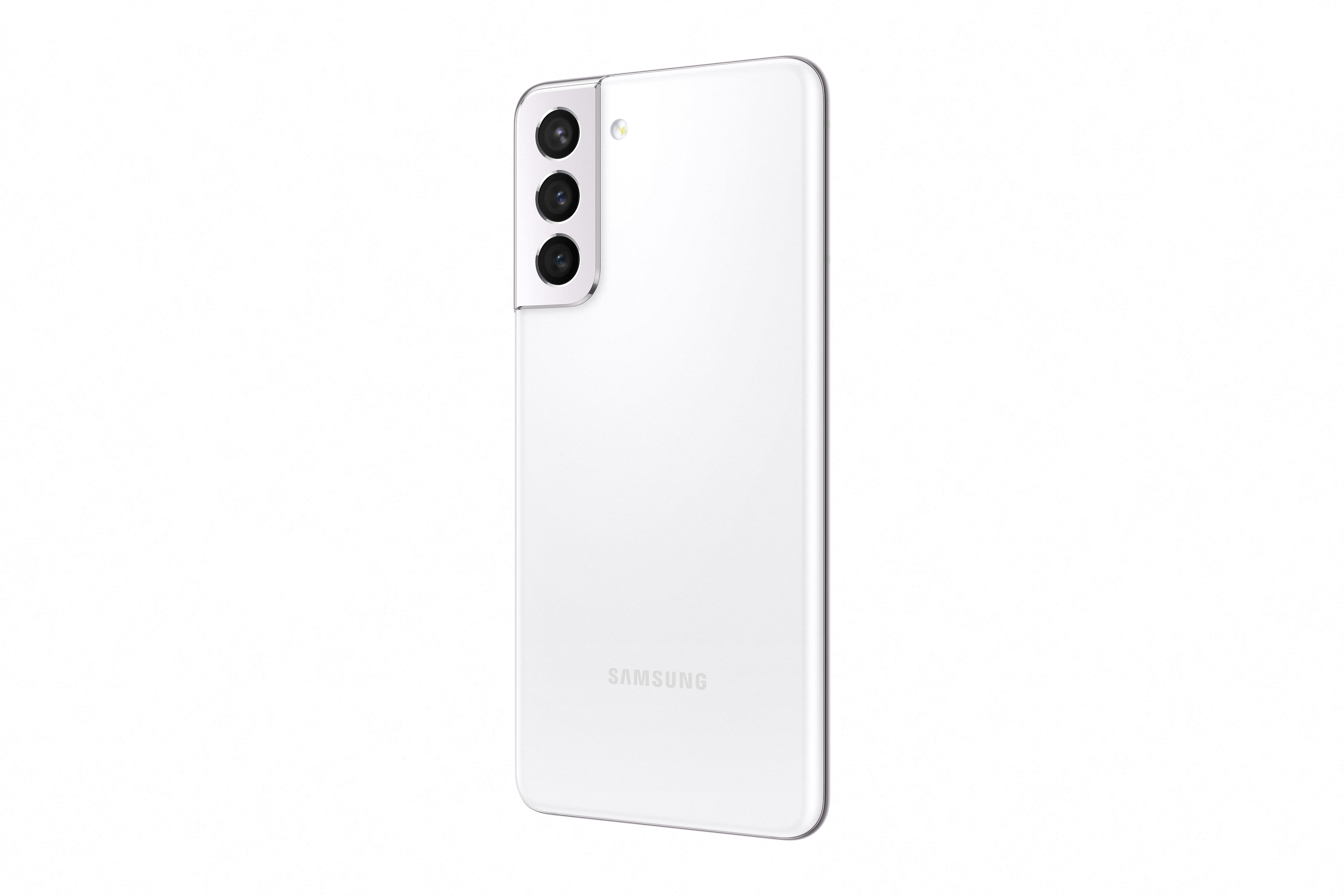 SAMSUNG Galaxy S21 128GB 5G, Phantom White 128 GB, Weiß, Dual SIM