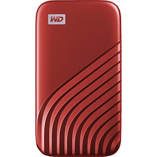 WESTERN DIGITAL My Passport (2020) - Festplatte (SSD, 2 TB, Rot)
