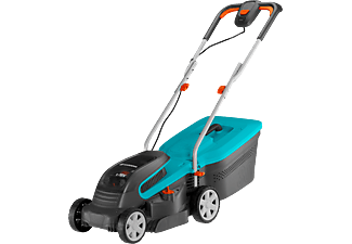 GARDENA PowerMax - Tondeuse à gazon sans fil (Largehzza di taglio: 32 cm) Blu/Grigio