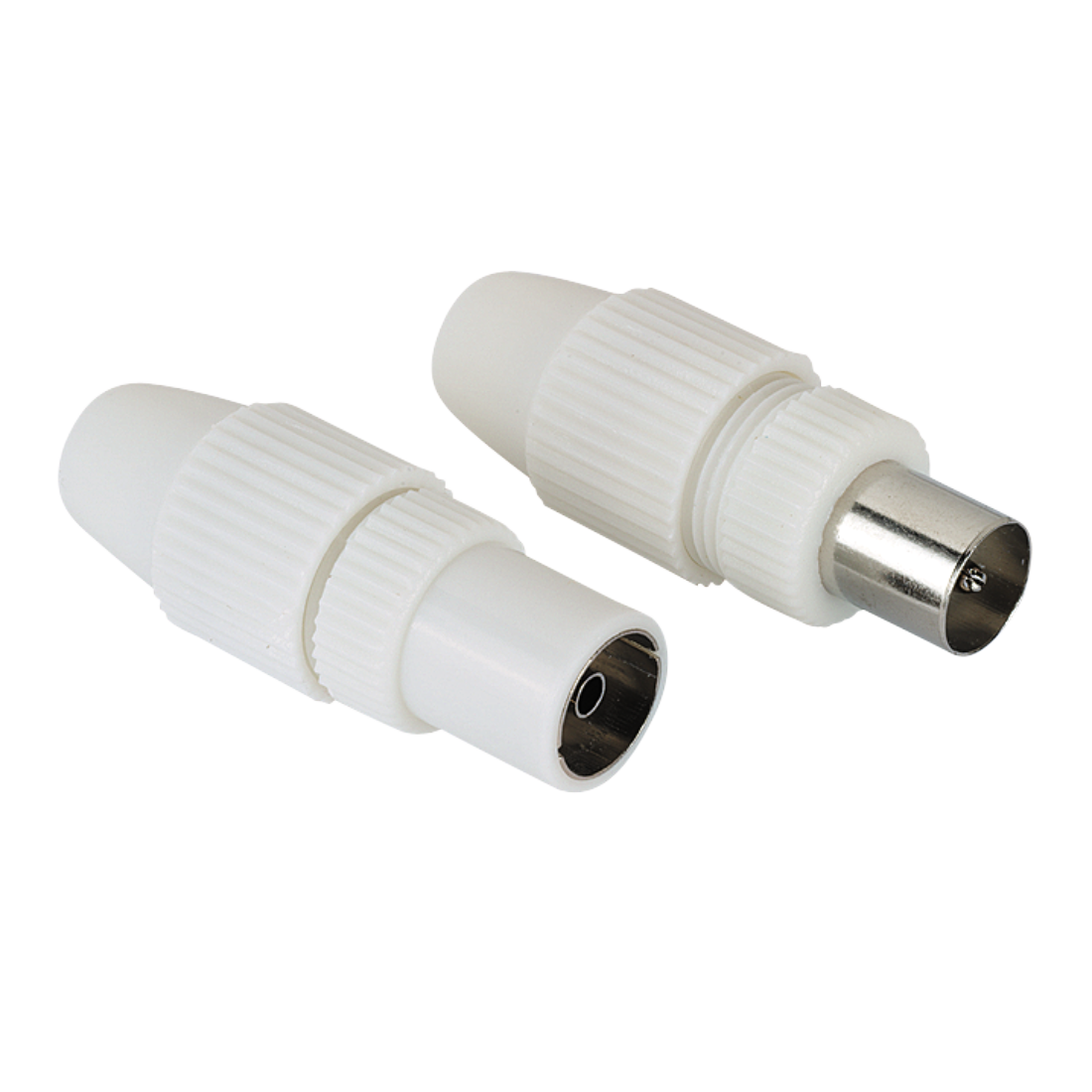 HAMA 205212 Koax-Set, Stecker/Kupplung, klemmbar