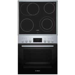 BOSCH HND 211 RS 61 Serie 2, Einbauherdset (Elektrokochfeld, A, 66 Liter)