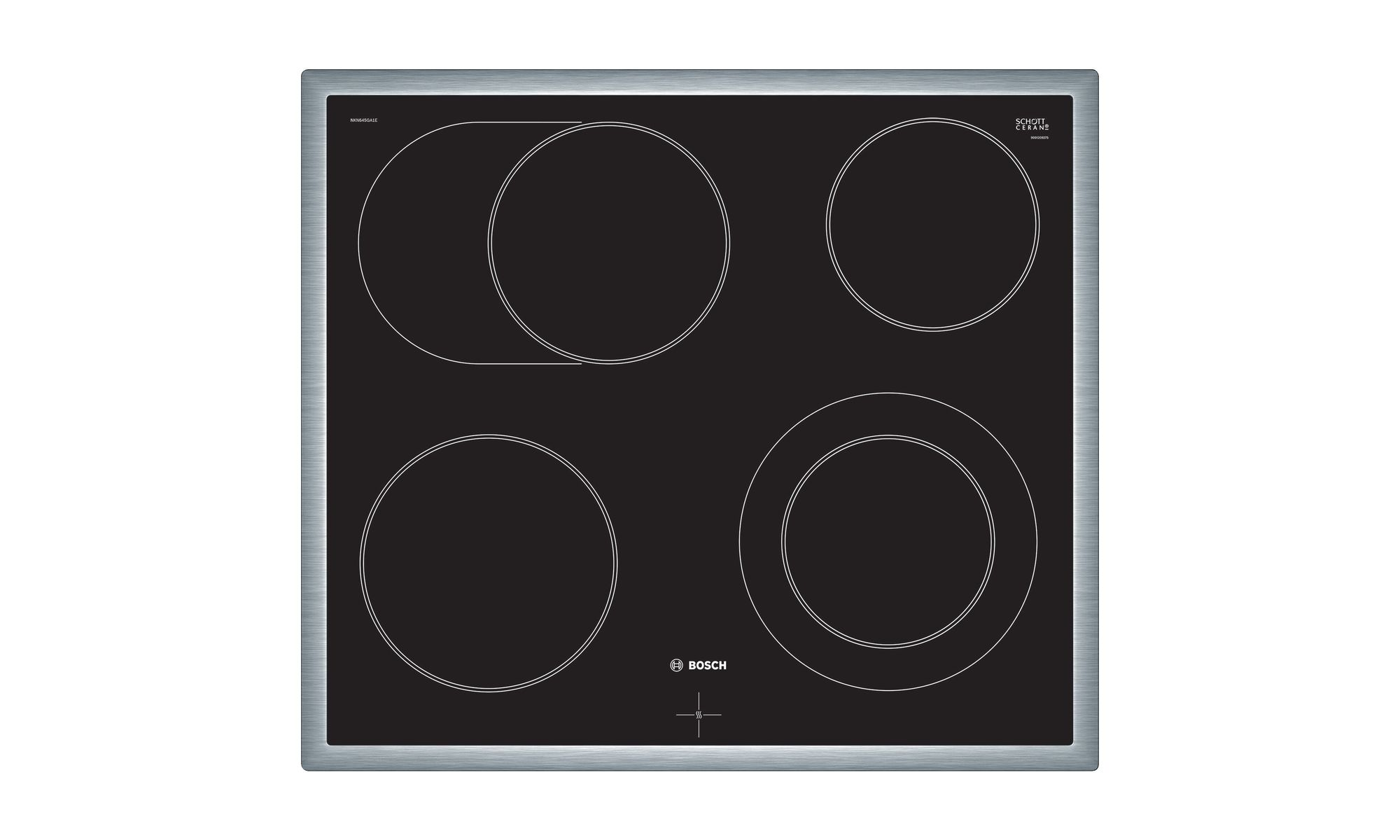 BOSCH HND 211 RS 61 Serie 2, Einbauherdset (Elektrokochfeld, A, 66 l)