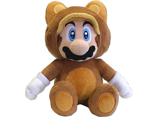 TOGETHER PLUS Nintendo: Super Mario - Tanooki Mario Mini (21 cm) - Figura di peluche (Multicolore)