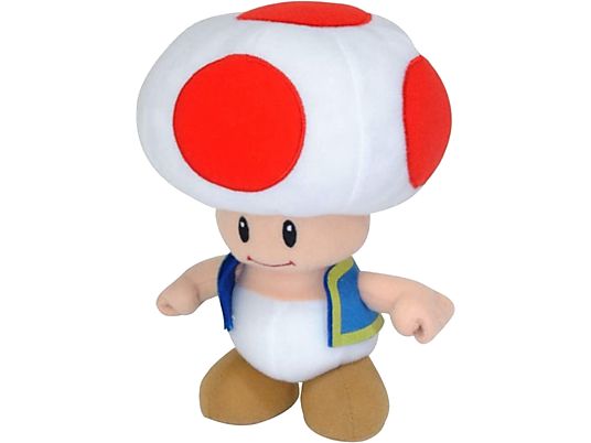 TOGETHER PLUS Nintendo: Super Mario - Toad Red (20 cm) - Figura di peluche (Multicolore)
