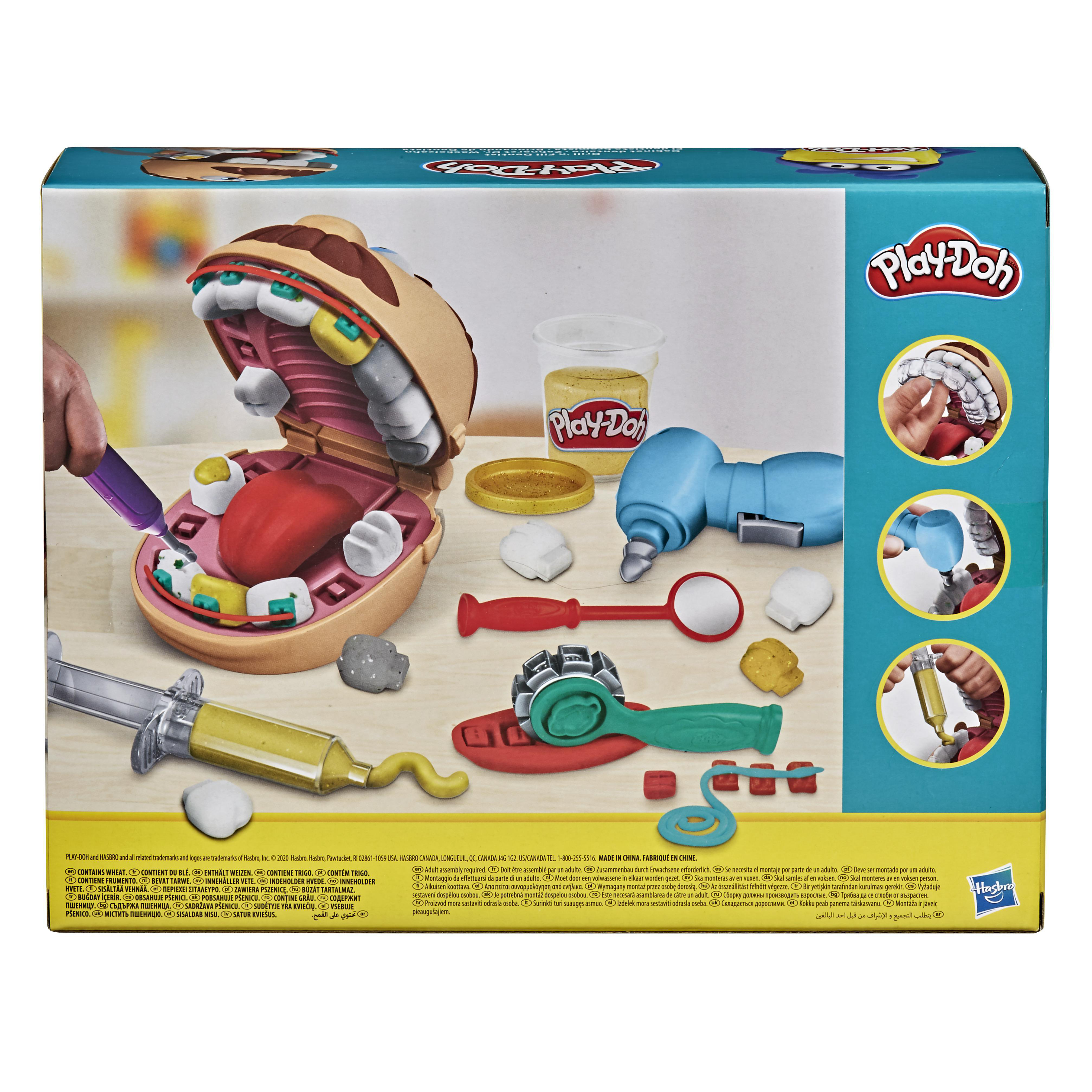 PLAY-DOH Zahnarzt Dr. Wackelzahn Spielset, Mehrfarbig