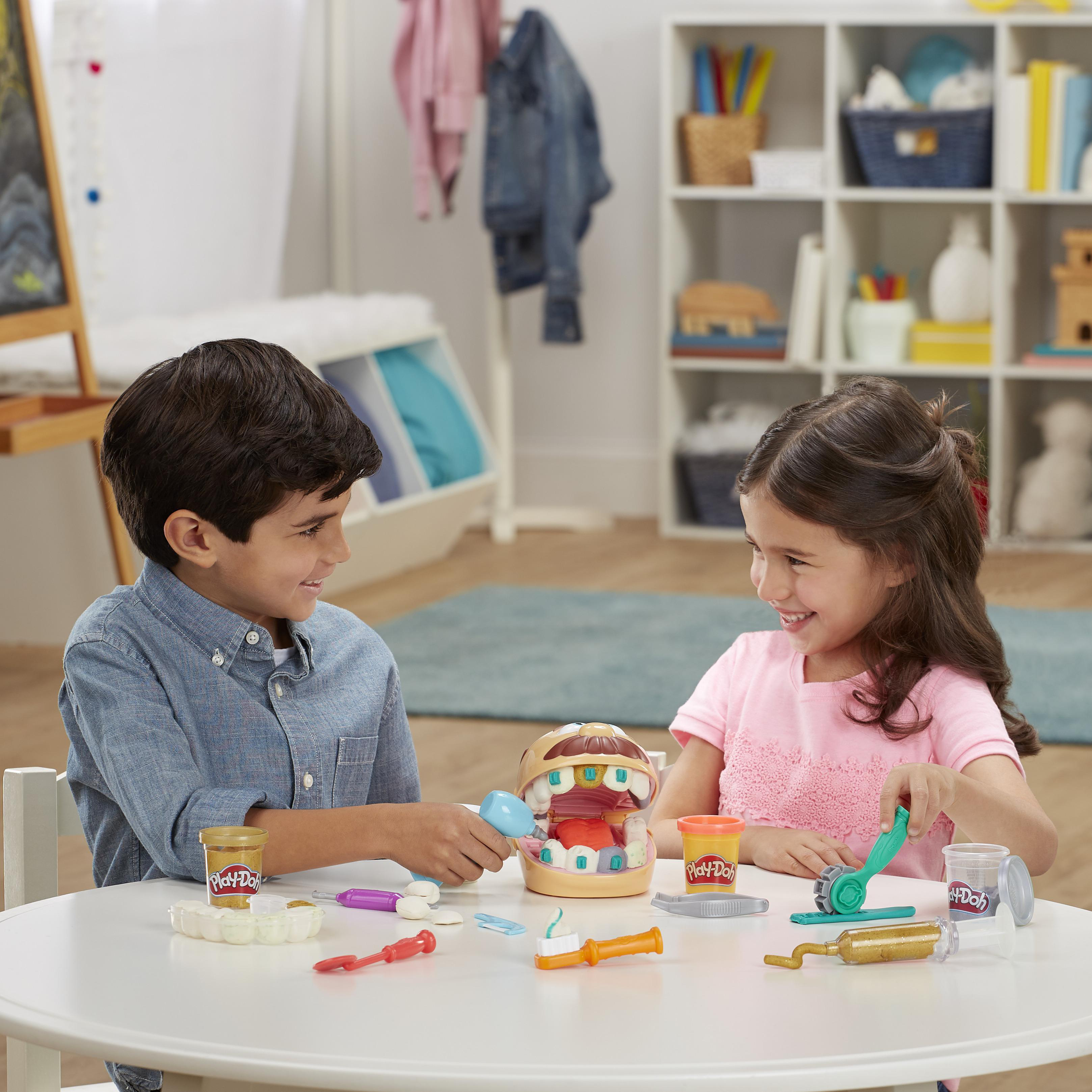 PLAY-DOH Zahnarzt Dr. Wackelzahn Spielset, Mehrfarbig