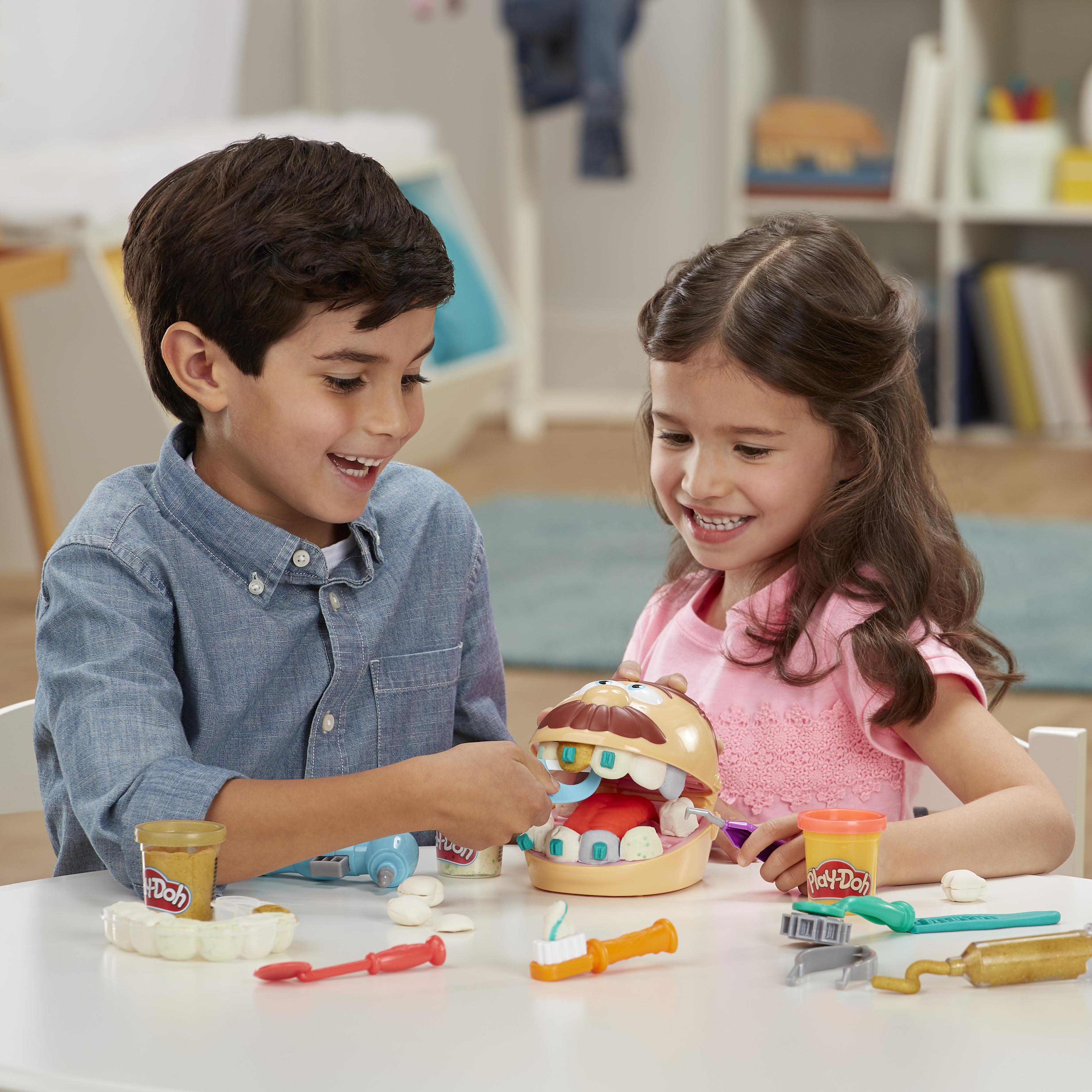 PLAY-DOH Zahnarzt Dr. Wackelzahn Spielset, Mehrfarbig