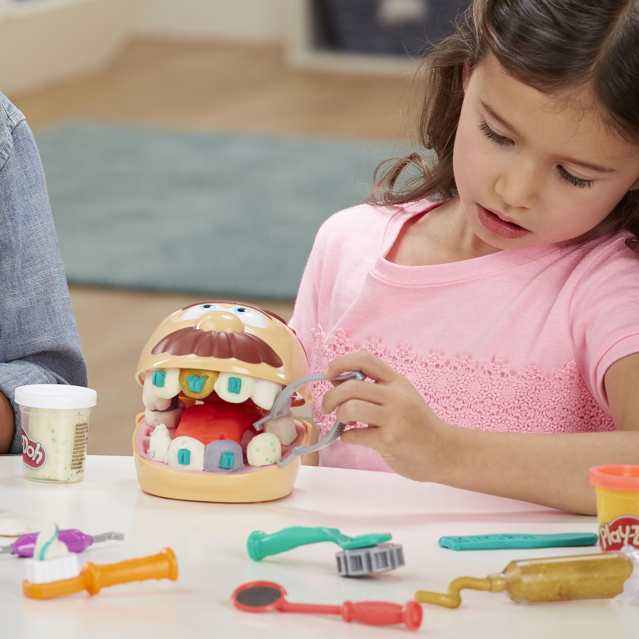 PLAY-DOH Zahnarzt Dr. Wackelzahn Spielset, Mehrfarbig