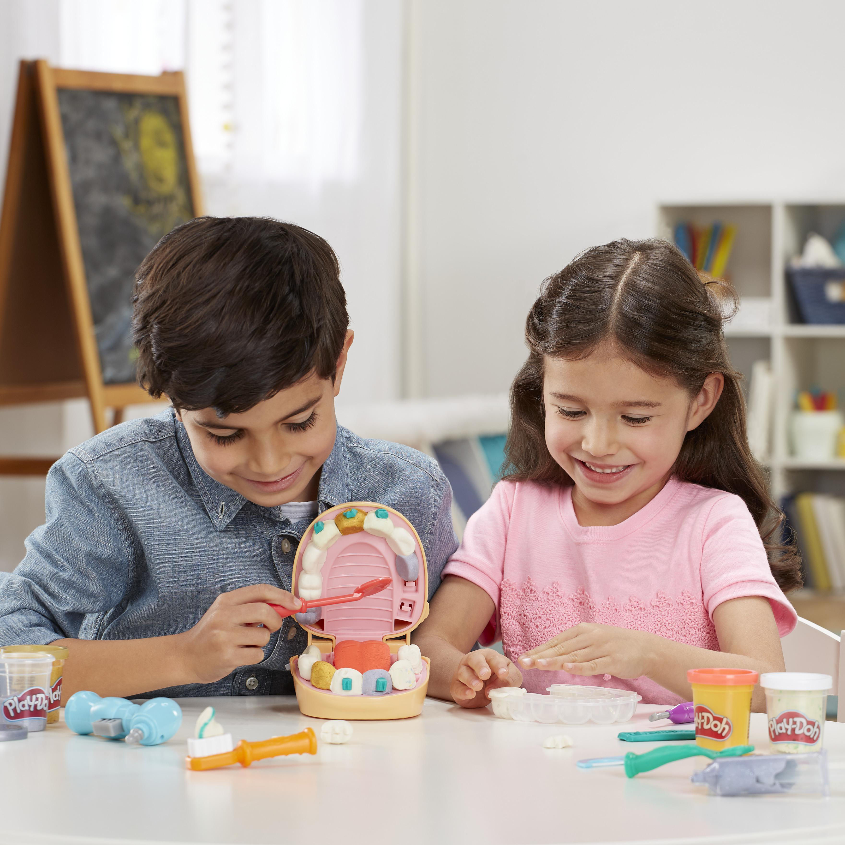 PLAY-DOH Zahnarzt Dr. Wackelzahn Spielset, Mehrfarbig