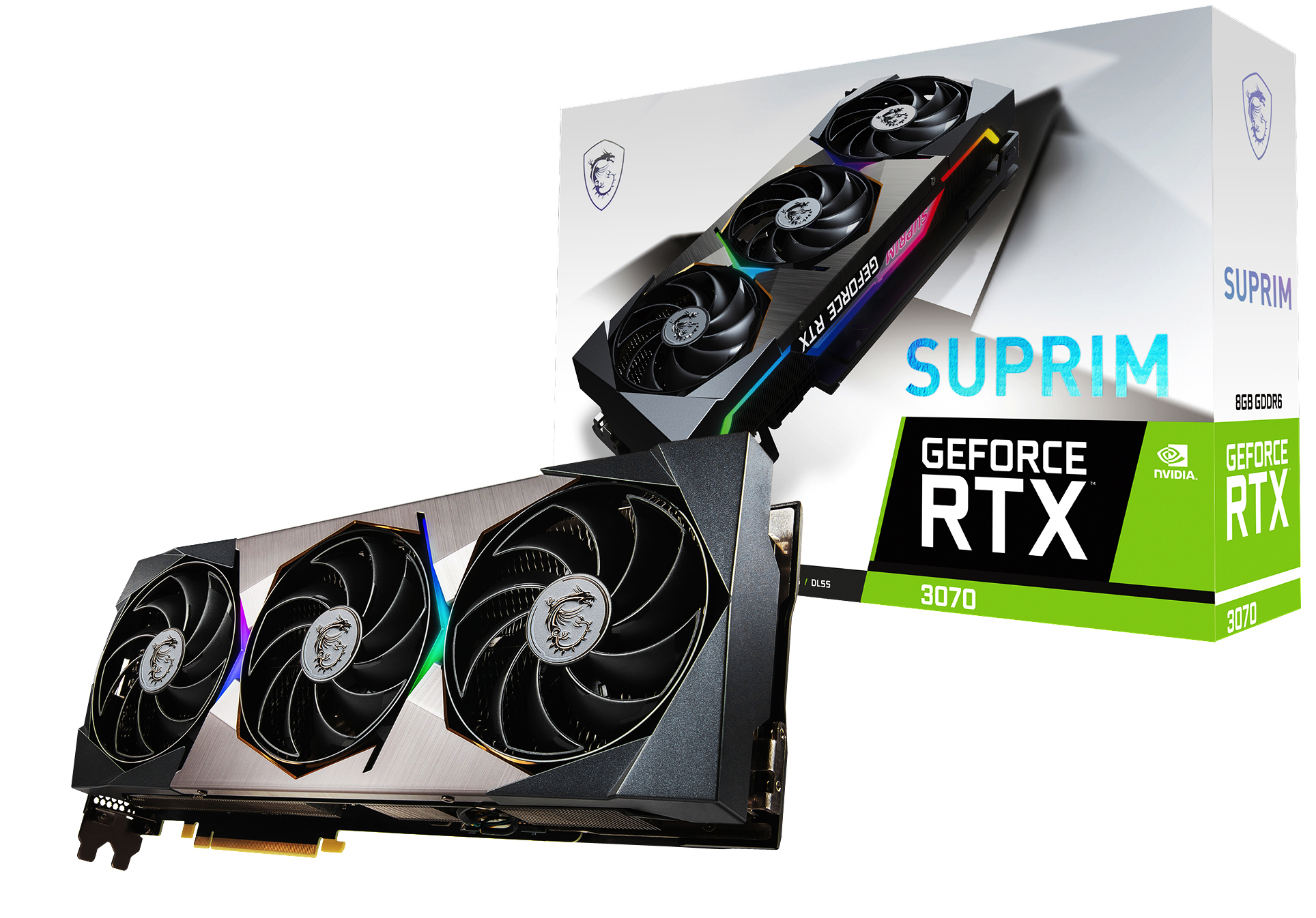MSI GeForce RTX™ 3070 SUPRIM 8G (V390-086R) (NVIDIA, Grafikkarte)