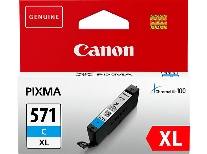 CANON CLI571 XL C ciánkék nagykapacitású tintapatron (0332C001)